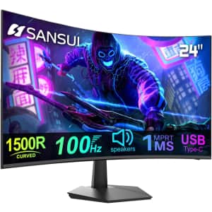 Sansui 24" 1080p Curved 100Hz Monitor for $90 Sansui 24" 1080p Curved 100Hz Monitor for $90