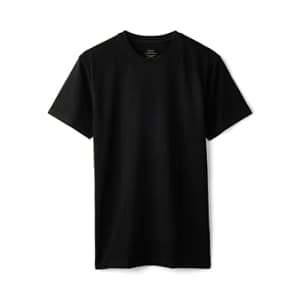 Tilley Men's Organic Crew T-Shirt, Black, X-Large for $17