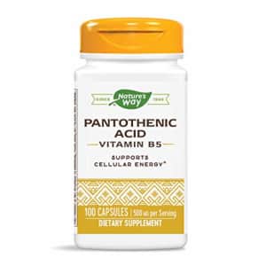 Nature's Way Pantothenic Acid, Capsules, 500 mg per serving, 100-Count for $22