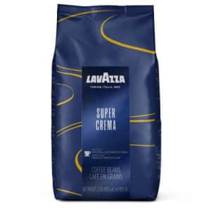 Lavazza Super Crema 2.2-lb. Whole Bean Coffee Blend for $14 w/ Sub & Save