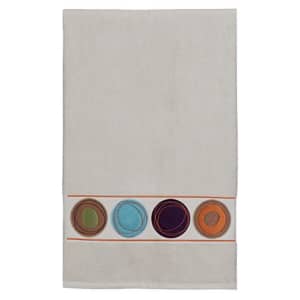 Creative Bath Products Dot Swirl Embroidered Bath Towel, Multi-Color for $34