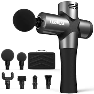 Legiral Handheld Percussion Massage Gun for $78 Legiral Handheld Percussion Massage Gun for $78