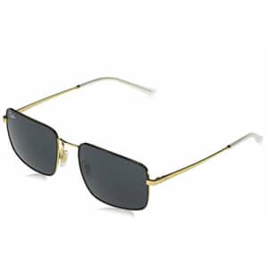 Ray-Ban unisex adult Rb3669 Sunglasses, Gold/Dark Grey, 55 mm US for $106