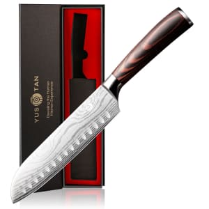 Yusotan 7" Japanese Santoku Knife for $15 Yusotan 7" Japanese Santoku Knife for $15