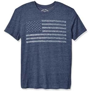 Lucky Brand Men's USA Flag TEE Shirt, American Navy, XX-Large for $22