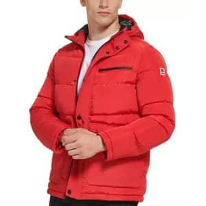 Kenneth Cole Men's Quilted Puffer Jacket for $51