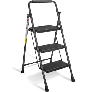 Ticonn Heavy Duty 3-Step Ladder for $36
