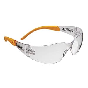 Dewalt Clear Safety Glasses, Anti-Fog, Scratch-Resistant, Wraparound for $5