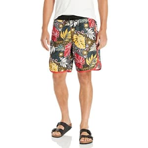 LRG Lifted Research Group Men's Shorts, Tropic/Black, 3X for $33