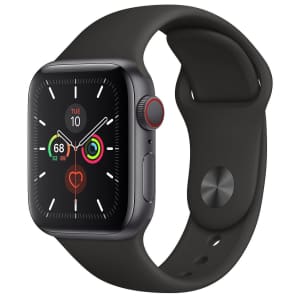 Refurb Apple Watch Series 5 40mm GPS + Cellular Sport Smartwatch for $138