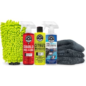 Chemical Guys Clean & Shine 7-Piece Car Wash Starter Kit for $40