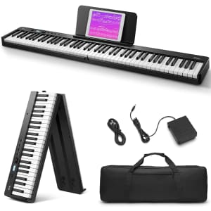 Eastar Folding Bluetooth Digital Piano Keyboard for $95