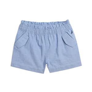 Nautica Girls' Solid Woven Short, Extra Light Chambray, 5 for $18 Nautica Girls' Solid Woven Short, Extra Light Chambray, 5 for $18