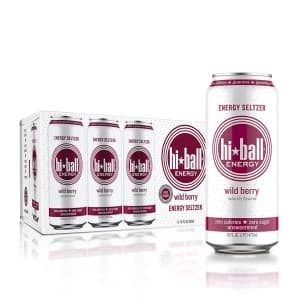 Hiball Energy Seltzer 16-oz. Cans 8-Count for $19