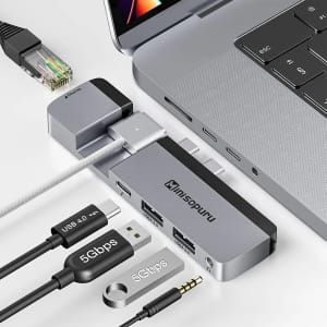 Minisopuru 5-in-1 USB-C Hub for Macbook Pro for $33