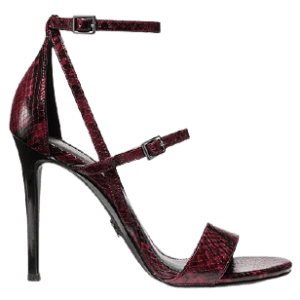 Michael Michael Kors Women's Cardi Snake Embossed Leather Sandals for $59 Michael Michael Kors Women's Cardi Snake Embossed Leather Sandals for $59
