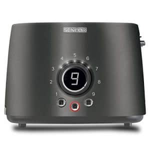 Sencor STS6058BK Premium Metallic 2-slot High Lift Toaster with Digital Button and Toaster Rack, for $45