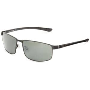 Timberland Men's Tb9035sw6102r Polarized Aviator Sunglasses, Black, 61 mm for $54