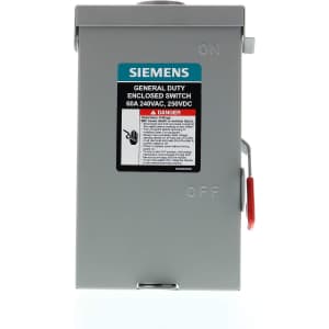 Siemens General Duty Enclosed Switch for $75