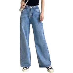 Women's Baggy Wide Leg Jeans From $22