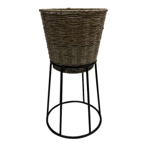 Sonoma Goods For Life Seagrass Planter with Metal Stand for $31