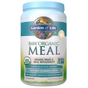 Garden of Life Meal Replacement - Organic Raw Plant Based Protein Powder, Lightly Sweet, Vegan, for $48 Garden of Life Meal Replacement - Organic Raw Plant Based Protein Powder, Lightly Sweet, Vegan, for $48