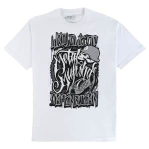 Metal Mulisha Men's Tattooer White Short Sleeve T Shirt 3XL for $20