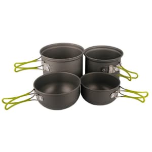 Monoprice 4-Piece Camping Cookware Kit for $10 Monoprice 4-Piece Camping Cookware Kit for $10