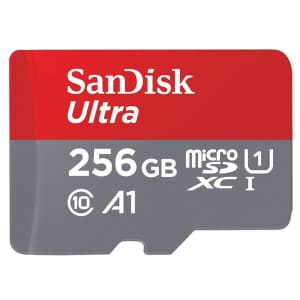 SanDisk Ultra 256GB UHS-I Class 10 Micro SD Card for $38 SanDisk Ultra 256GB UHS-I Class 10 Micro SD Card for $38