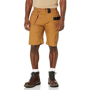 Dickies Men's Temp-iQ 365 Tech Shorts, 11, Rinsed Brown Duck for $80