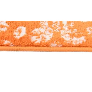 Unique Loom Sofia Collection Traditional Vintage Area Rug, 5' x 8', Orange/Ivory for $61