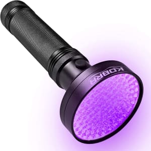 Kobra LED Ultraviolet Black Light Flashlight for $12