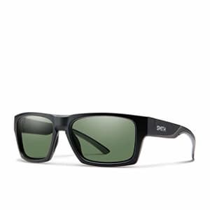 Smith Outlier 2 Sunglasses Matte Black with ChromaPop Polarized Gray Green Lens for $180