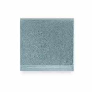 Kate Spade New York Scallop Pleat Wash Cloth, Storm Cloud Blue for $12