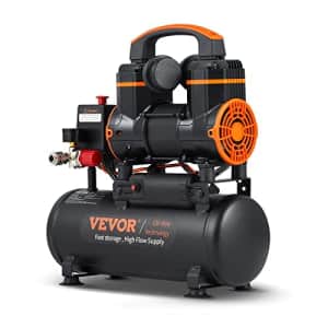 VEVOR 2.1 Gallon Air Compressor, 1.2HP 2.2 CFM@90PSI Oil Free Air Compressor Tank & Max. 116PSI for $119