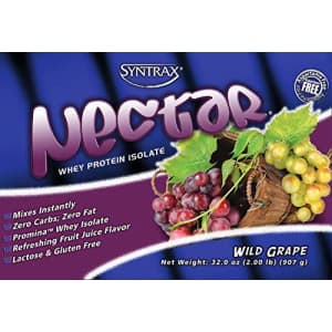 Syntrax Nectar Whey Protein Isolate, Wild Grape, 2 Pound for $39