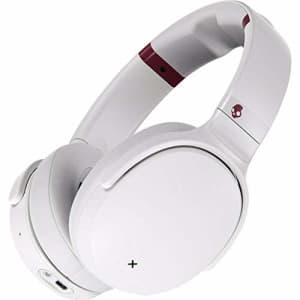 Skullcandy Venue Wireless ANC Over-Ear Headphone - White/Crimson for $100