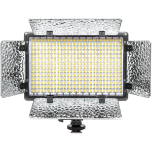 Sunpak LED 392 Slim On-Camera Bicolor Video Light Kit for $30