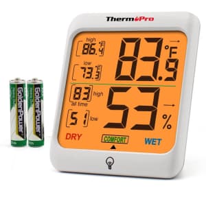 ThermoPro TP53 Hygrometer Humidity Gauge for $11
