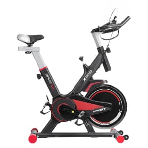 Xmund Upright Stationary Spinning Bike for $180 Xmund Upright Stationary Spinning Bike for $180