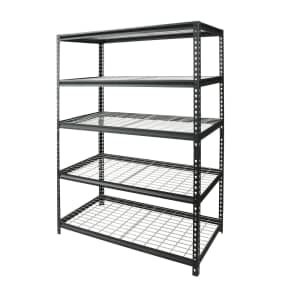 Workpro 48" x 24" x 72" 5-Shelf Freestanding Shelves for $101
