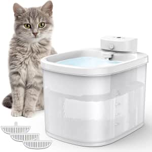 Megadoo Wireless Pet Water Fountain for $26