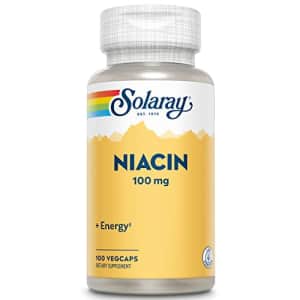 Solaray Niacin 100 mg, Vitamin B-3, 100ct for $9