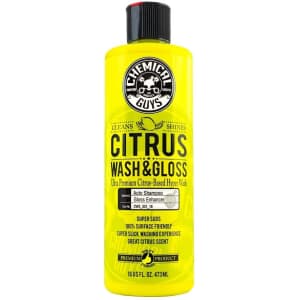 Chemical Guys Citrus Wash & Gloss Concentrated Car Wash 16-oz. Bottle for $6 via Sub & Save Chemical Guys Citrus Wash & Gloss Concentrated Car Wash 16-oz. Bottle for $6 via Sub & Save