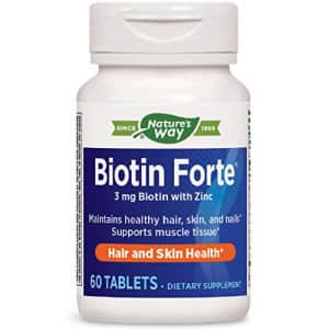 Nature's Way Biotin Forte 3mg with Zinc for $36