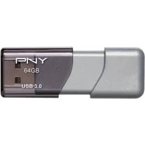 PNY Turbo 64GB USB 3.0 Flash Drive for $8 PNY Turbo 64GB USB 3.0 Flash Drive for $8