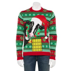 Men's Holiday Sweater. It's early, yes, but these are discounted to a super low price and sure to be the subject of envious messages this December.