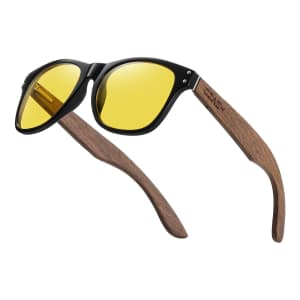 Wooden Polarized Sunglasses for $9