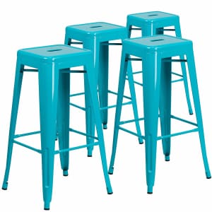 Flash Furniture 30" Backless Bar Stool 4-Pack for $104 Flash Furniture 30" Backless Bar Stool 4-Pack for $104