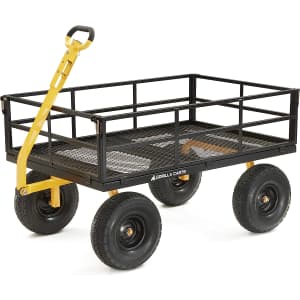 Gorilla Carts Steel Utility Cart for $381